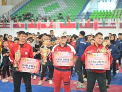 Personel Bidpropam Poldasu Berhasil Bawa Tim Pyonix Karate Club Raih Juara 2 Umum di BISMA Open Karate Championship