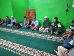 Mohon Kelancaran dalam Bertugas, Subdenpom 1/5-3 Pangkalan Brandan Gelar Doa Bersama Masyarakat Desa Paijuluk