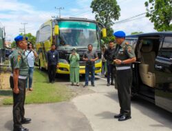 Dandenpom I/5 Medan Kunjungan Kerja ke Masubdenpom I/5-3 Pangkalan Brandan