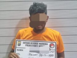 Edarkan Sabu, Satres Narkoba Polrestabes Medan Sergap Seorang Pemuda Tembung di Jalan Selamet Ketaren