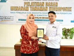 Ikut Wujudkan Kemandirian Pangan, DWP Sumut Gelar Pelatihan Hidroponik