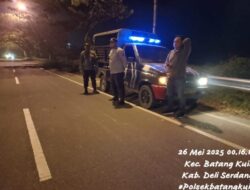 Patroli Blue Light Polresta Deli Serdang Cegah Aksi Kriminalitas
