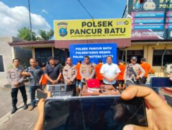 Polsek Pancur Batu Ungkap Kasus Pencurian dan Narkoba
