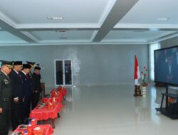 Presiden RI Prabowo Subianto Pimpin Upacara Hari Lahir Pancasila, Wali Kota Tebing Tinggi bersama Forkopimda Ikuti secara Virtual