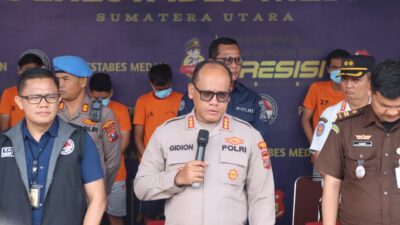 Polrestabes Medan Gagalkan Peredaran 35 Kg Sabu dan 31 Kg Ganja, 4 Pelaku Diamankan