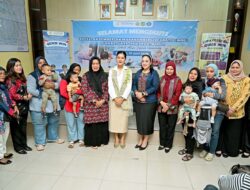 Ketua TP PKK Sumut Tinjau Pemberian Makanan Bergizi Gratis di Medan Amplas