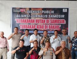 Aliansi Jurnalis  Inisiasi FGD: Karhutla di Samosir, Terbakar atau Dibakar?