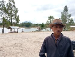 Permukaan Air Danau Sidihoni Menyusut Satu Meter Lebih Akibat Kemarau Tiga Bulan