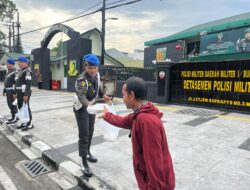 Denpom I/5 Medan Gelar Kegiatan Berbagi Jumat Berkah