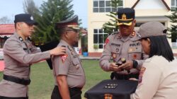 Kenaikan Pangkat dan Sertijab Digelar di Polres Humbang Hasundutan
