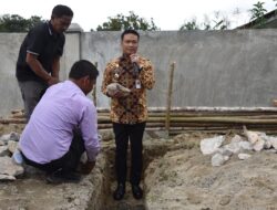 Bupati Humbahas Letakkan Batu Pertama Pembangunan Rumah Dinas Pendeta HKBP Resort Marbun Barat