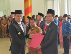 Bupati Humbahas Lantik 41 Pejabat Struktural dan Fungsional