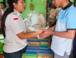 Grafit Siborongborong Maju Salurkan Bantuan untuk Korban Kebakaran di Desa Hutabulu