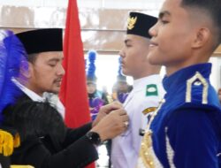 Wali Kota Tebing Tinggi Kukuhkan Anggota Paskibraka dan Korps Musik Masa Bakti 2025-2026