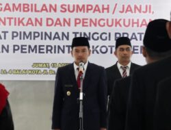 Wali Kota Tebing Tinggi Lantik 19 Pejabat Tinggi Pratama, Tekankan Pentingnya Evaluasi Kinerja Berkala