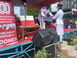 Upacara HUT ke-80 RI di Siborongborong Berlangsung Khidmat