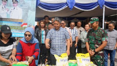 Gerakan Pangan Murah di Taput Merata Sampai ke Desa 