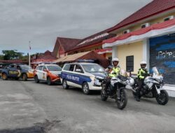 Polresta Deli Serdang Gelar Patroli Skala Besar Pasca Aksi Unjuk Rasa