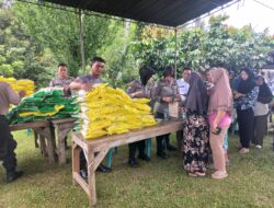 Dukung Kesejahteraan Warga, Polda Sumut Salurkan Beras SPHP Lewat GPM