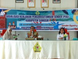 Wakil Bupati Samosir Buka Sosialisasi Pengarusutamaan Gender (PUG)