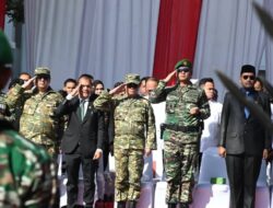 Dirgahayu TNI ke-80, Bupati Humbahas Hadiri Upacara di Kodam I Bukit Barisan