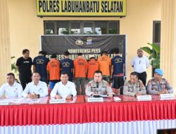 Ops Kancil Toba 2025 Polres Labusel Tangkap 8 Pelaku Curanmor, Sita 15 Motor