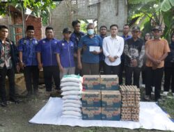 Bung RA Terus Bantu Warga Langkat Tertimpa Musibah