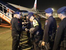 Brimob Sumut Siap Berangkat! Dansat Brimob Pimpin Pengecekan Kesiapan dan Doa Bersama Personel BKO PMJ