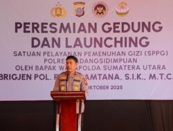 Polri Hadir untuk Anak Negeri, SPPG Polres Padangsidimpuan Siap Dukung Program Makan Bergizi Gratis