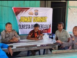 Melalui Program Jumat Curhat, Polresta Deli Serdang Tingkatkan Silaturahmi Masyarakat