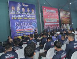 HUT Ke-14 NasDem, Bung RA dan Rico Waas Semarakkan Turnamen Bulutangkis Piala Iskandar ST