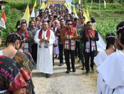 Bupati Humbahas Hadiri Peresmian dan PemberkatanGereja Katolik St. Fidelis Sigmaringen Sihabong-habong