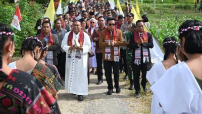 Bupati Humbahas Hadiri Peresmian dan PemberkatanGereja Katolik St. Fidelis Sigmaringen Sihabong-habong