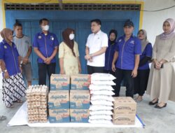 Korban Kebakaran di Langkat Kembali Terima Bantuan Bung RA