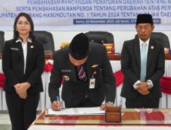 Bupati Humbang Hasundutan Bersama DPRD Setujui  RAPBD T.A. 2026 Rp. 888 Miliar Lebih dan Ranperda PDRD Menjadi Perda