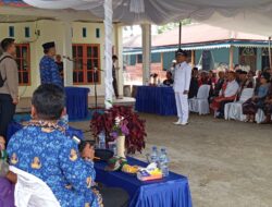 Wabup Taput Lantik Kepala Desa Sitampurung