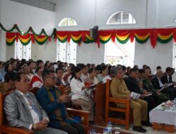 Natal Oikumene di Muara, Wabup Ajak Warga Jaga  Lingkungan dan  Kesiapsiagaan Bencana