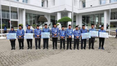 Momen HUT Korpri ke-54, Pemprov Sumut Berikan Bantuan Dana Bencana Rp150 Juta Ke Pemkab Humbahas