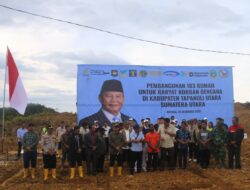 Groundbreaking Hunian Korban Bencana di Taput Dihadiri Dua Menteri