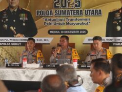 Empati di Tengah Bencana, Polda Sumut Gelar Rilis Akhir Tahun 2025 Secara Sederhana