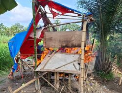 Gelar GSN, Polsek Sunggal Bakar Barak dan Gubuk Narkoba di Sei Semayang