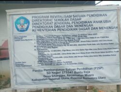 Proyek Revitalisasi SD di Tapanuli Utara Mangkrak, Upah Pekerja Belum Dibayar Anggaran APBN 2025 Rp752 Juta, Transparansi Disorot