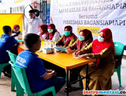 Lapas Bagansiapiapi Gelar Skrining Kesehatan Tahanan Baru