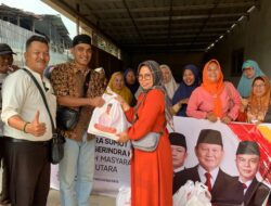 Sambut HUT Ke-18 Partai Gerindra, DPD Gerindra dan GEMIRA Sumut Gelar Bakti Sosial di Hamparan Perak