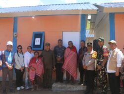 Huntara Diresmikan, Bupati Taput Pastikan Warga Tak Lagi Mengungsi