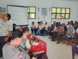 Kegiatan Pemdes Dolok Martumbur bersama BPD yang berlangsung di ruangan sekolah SD Dolok Martumbur Kecamatan Muara Kabupaten Tapanuli Utara, Kamis 19 Februari 2026 (Foto : Sopian Chandra Lase / Instrumentasi.com)