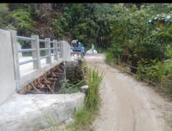 Dua Bulan Selesai, Jembatan Baru Simaninggir, Belum Bisa Dilalui Kendaraan