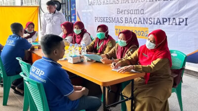 Deteksi Dini Penyakit Menular, Lapas Bagansiapiapi Perkuat Layanan Kesehatan Warga Binaan
