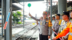 Wakapolda Sumut Tinjau Pelayanan Stasiun Kereta Api Medan 