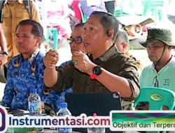 Bupati Taput Tinjau Pemulihan Ekonomi dan Huntap di Adian Koting